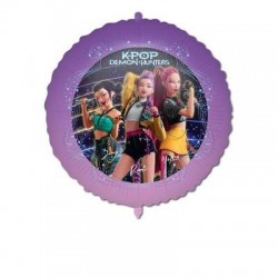 PALLONE MYLAR TONDO 18 45cm K-POP DEMON