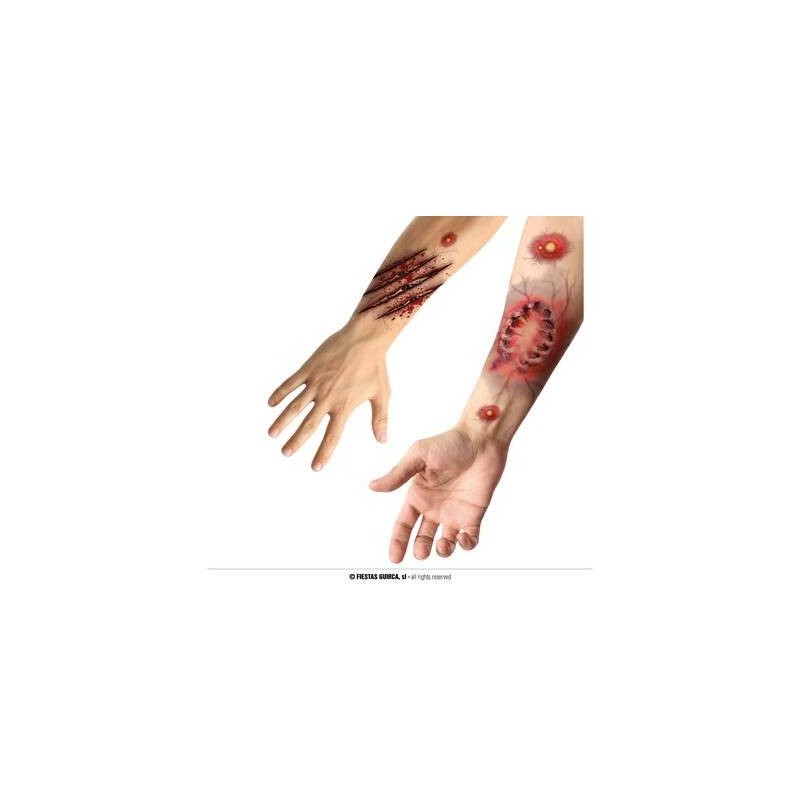 TATUAGGI ADESIVI FERITA MORSO