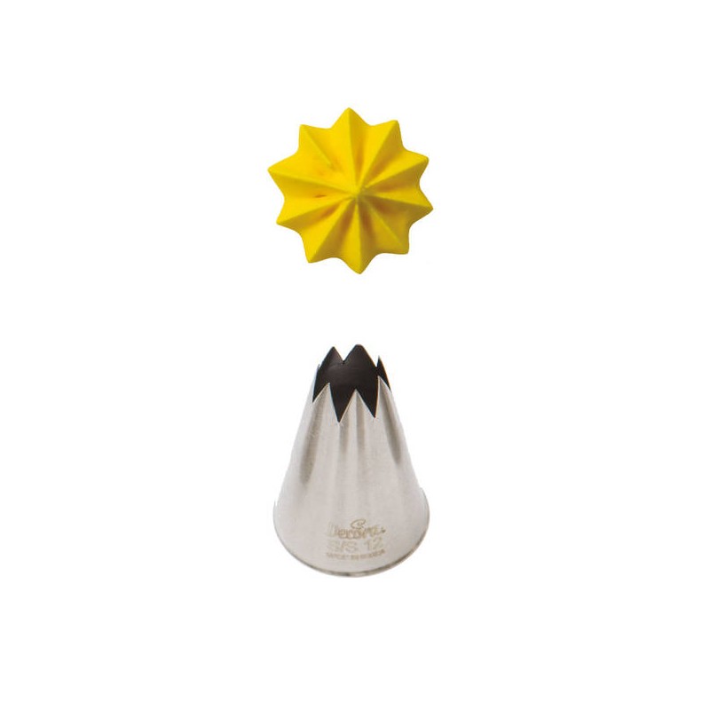 BECCUCCIO INOX DECORA N°12 STELLA