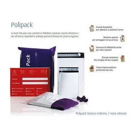 BUSTA POLIPACK COEX 60my 420x310+50mm 100pz