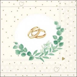TOVAGLIOLI 33X33 WEDDING BRENCH WHITE 20pz