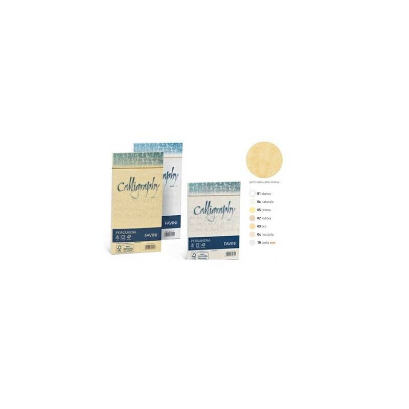BUSTE PERGAMENA 11x22 25PZ 90gr BIANCO 01