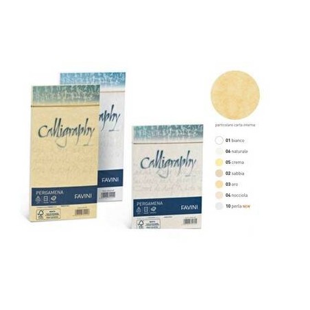 BUSTE PERGAMENA 11x22 25PZ 90gr BIANCO 01