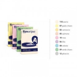 CARTA A4 90gr RISMA COLOR 100fg AVORIO 110