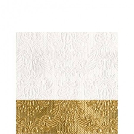 TOVAGLIOLI 25x25 ELEGANCE DIP GOLD 20pz