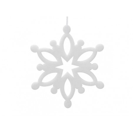 CRISTALLO FOAM DA APPENDERE 40cm BIANCO