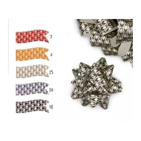 STELLE ADESIVE 68312 DISEGNO GEOMETRICO mm20 COLORI ASS.TI 36pz