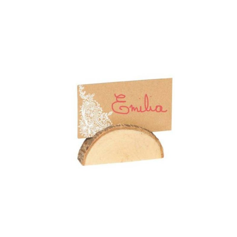 SEGNA POSTO LEGNO MEZZALUNA 6X2cm  senza cartoncino 12pz