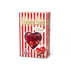 CONFETTI CIOCCOLATO CUORICINI SELECTION COLOR ROSSI 500gr