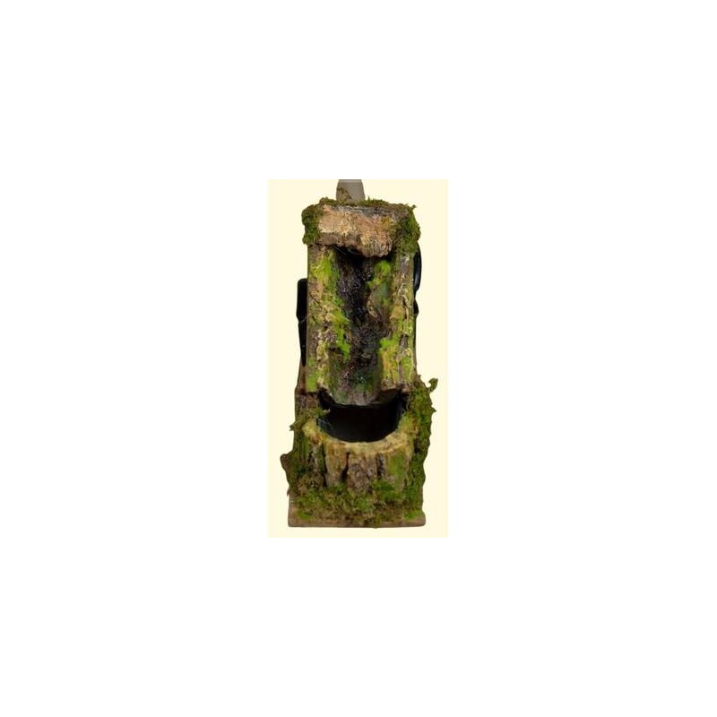 CASCATA CON RUSCELLO E POMPA6,5x18x10cm