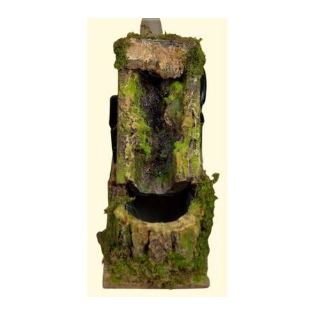 CASCATA CON RUSCELLO E POMPA6,5x18x10cm