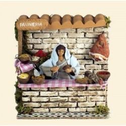 VENDITRICE DI PANE 10cm MOVIMENTO 15x10x14cm