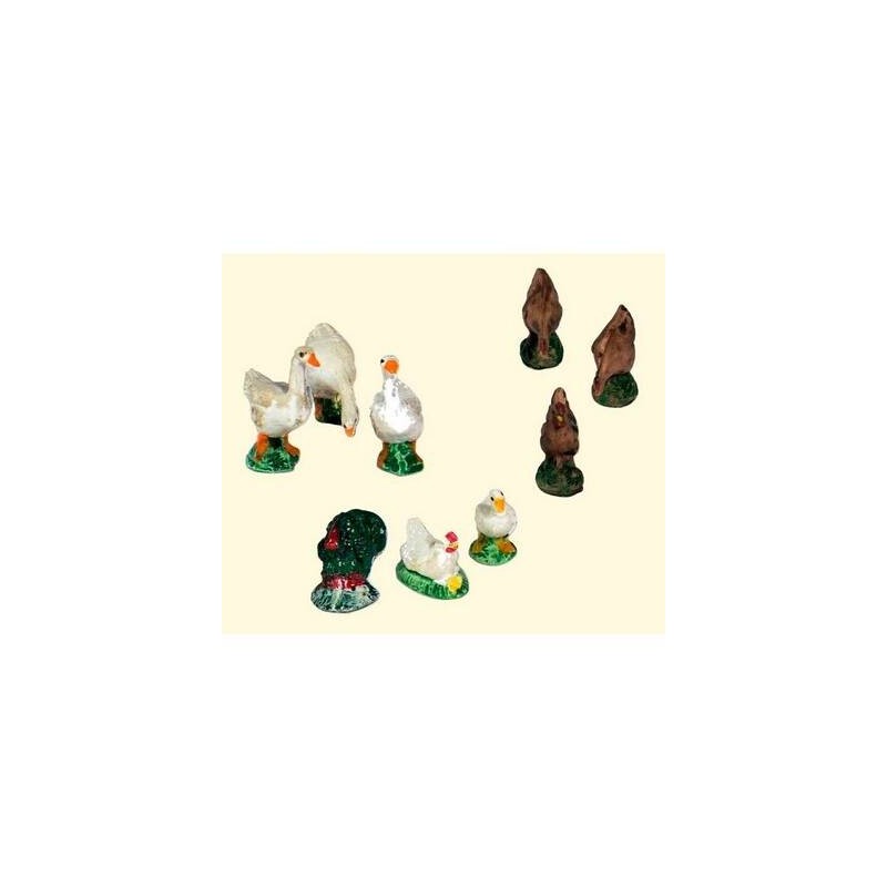 ANIMALI DA CORTILE 3pz 3mod.