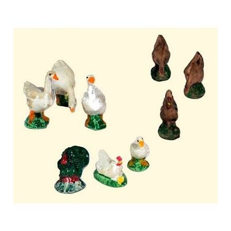 ANIMALI DA CORTILE 3pz 3mod.