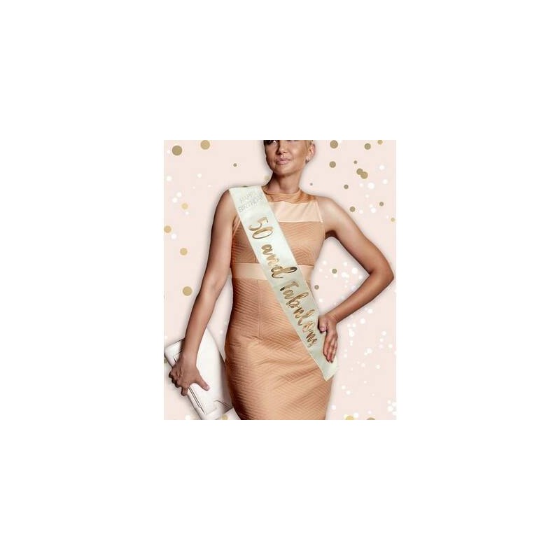 FASCIA ROSE GOLD 50anni
