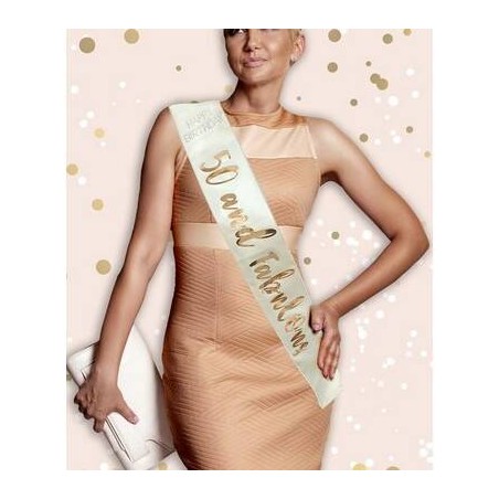 FASCIA ROSE GOLD 50anni