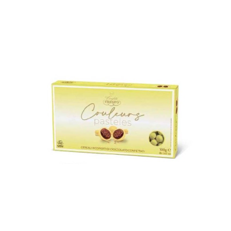 COULEURS PASTELES CEREALI RICOPERTI DI CIOCCOLATO CONFETTATI 500gr GIALLO