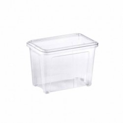 CONTENITORE COMBI BOX TRASP C/COP 37x27x27,8cm TONTARELLI