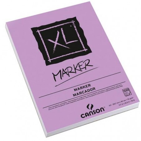 BLOCCO CANSON XL MARKER 100fg A4 70gr
