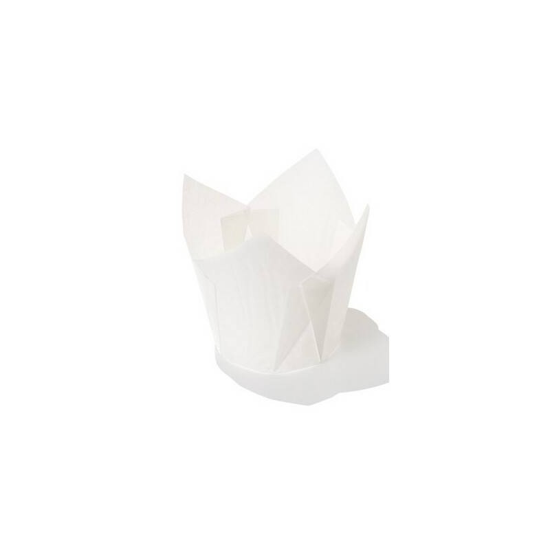 PIROTTINI TULIP 50x50mm H.72mm BIANCO 120pz