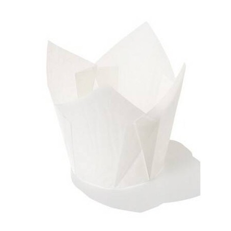 PIROTTINI TULIP 50x50mm H.72mm BIANCO 120pz