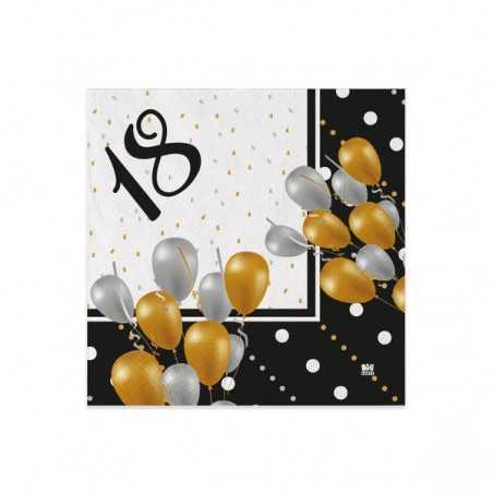 TOVAGLIOLI 25x25 PRESTIGE 18 ANNI 20pz