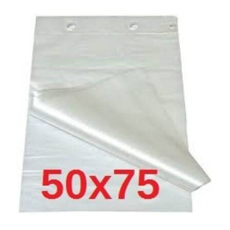 FOGLI HDPE CARTENE A STRAPPO 75x50cm 10kg  **TASSA CONAI 0,80/KG INCLUSA**