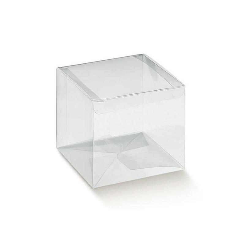 SCATOLA AUTOMATICA PVC TRASPARENTE 5,5x5,5x25cm 10pz