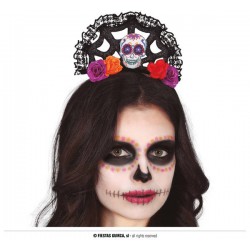 CERCHIETTO CATRINA CON PIZZO E CERCHIO