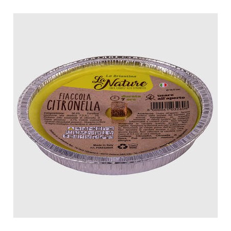 FIACCOLA CITRONELLA ALLUMINIO ø16,5cm