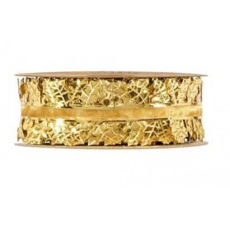 NASTRO FOGLIE mm35x10mt ORO