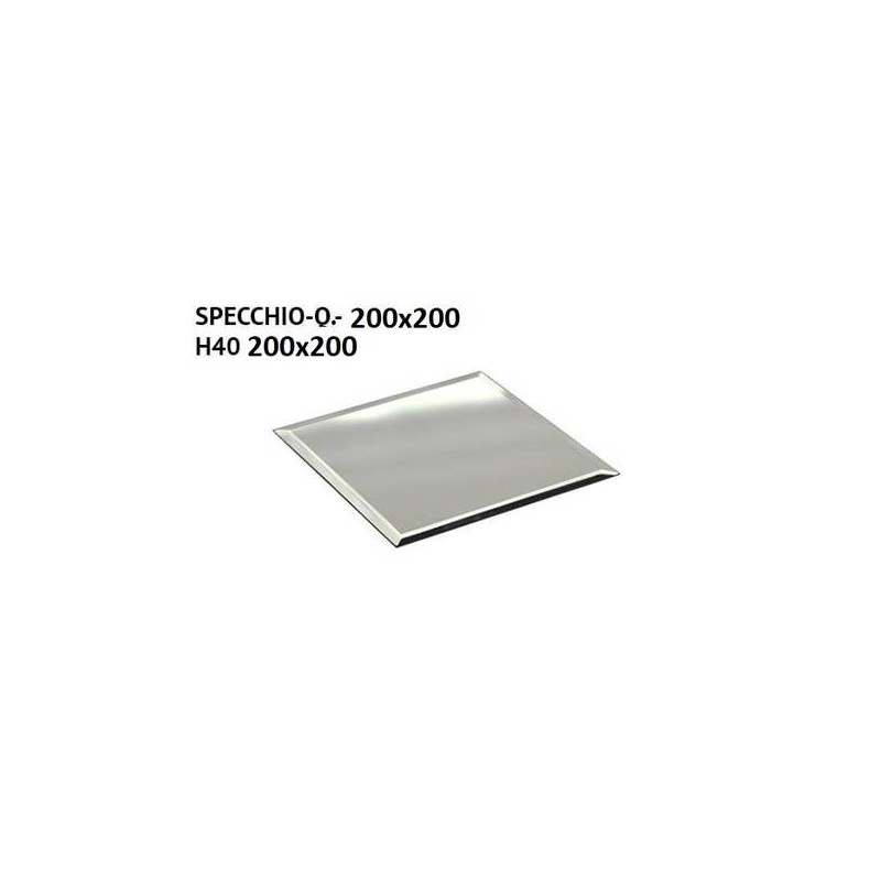 SPECCHIO QUADRATO VETRO 20x20cm H.4mm