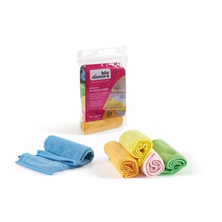 PANNO MICROFIBRA BLUFIBRA COLOR 20x30 5pz