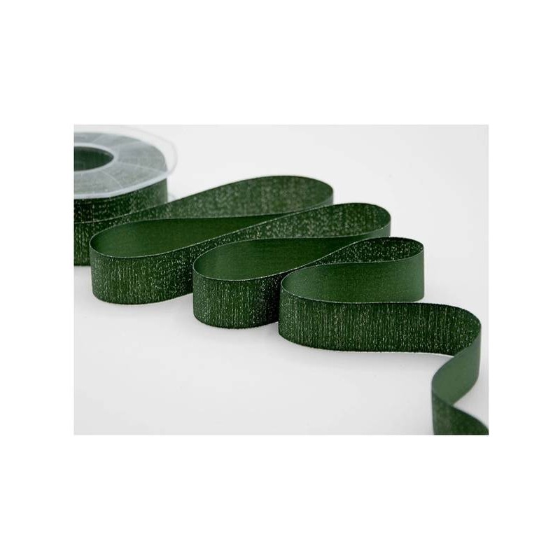 NASTRO RASO BOUTIQUE LAMè mm25x20mt COL.633 VERDE INGLESE