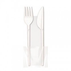 BIS POSATE FO+CO+TOV 33x33 2v CPLA LINè COMPOSTABILI 100pz BYò