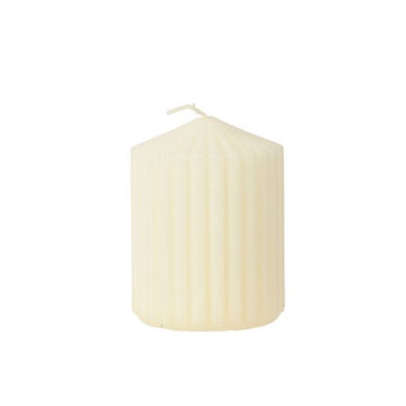 CANDELA MOCCOLO A COSTE ø6x8cm AVORIO 1pz