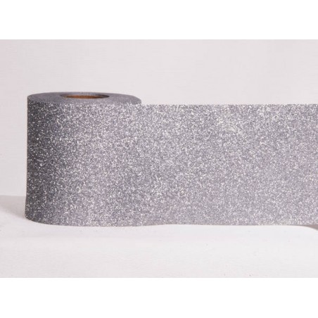 NASTRO TAFFETà BRILLANTE mm100x20mt COL.101 ARGENTO