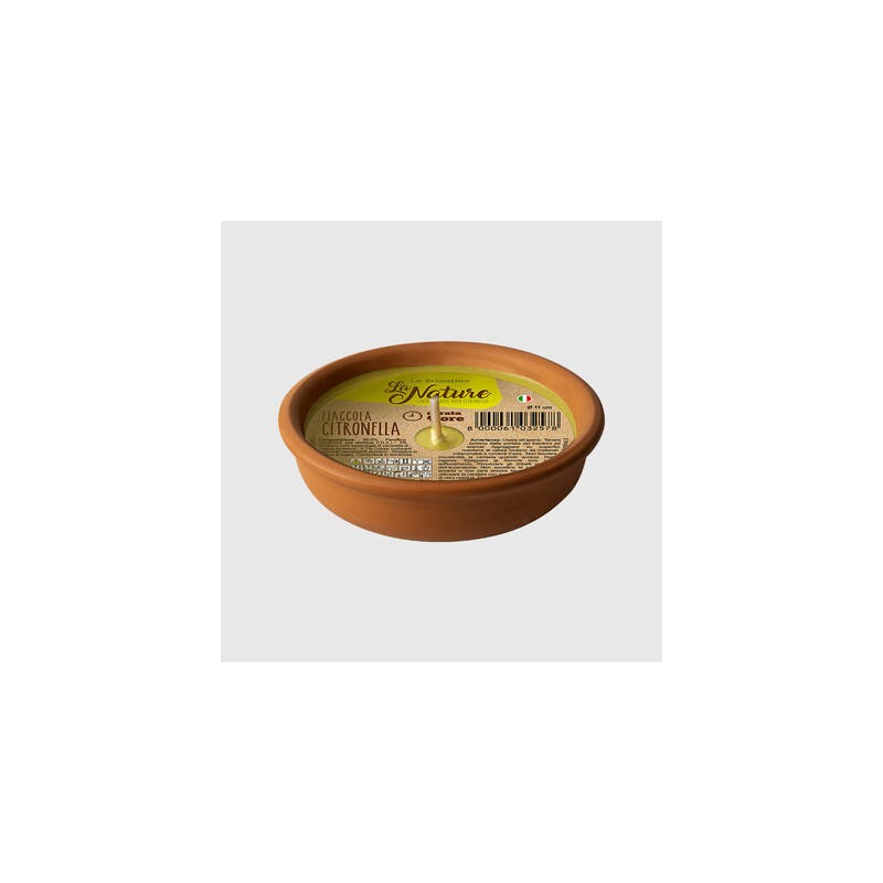 FIACCOLA CITRONELLA TERRACOTTA Ø11cm