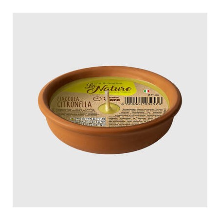 FIACCOLA CITRONELLA TERRACOTTA Ø11cm