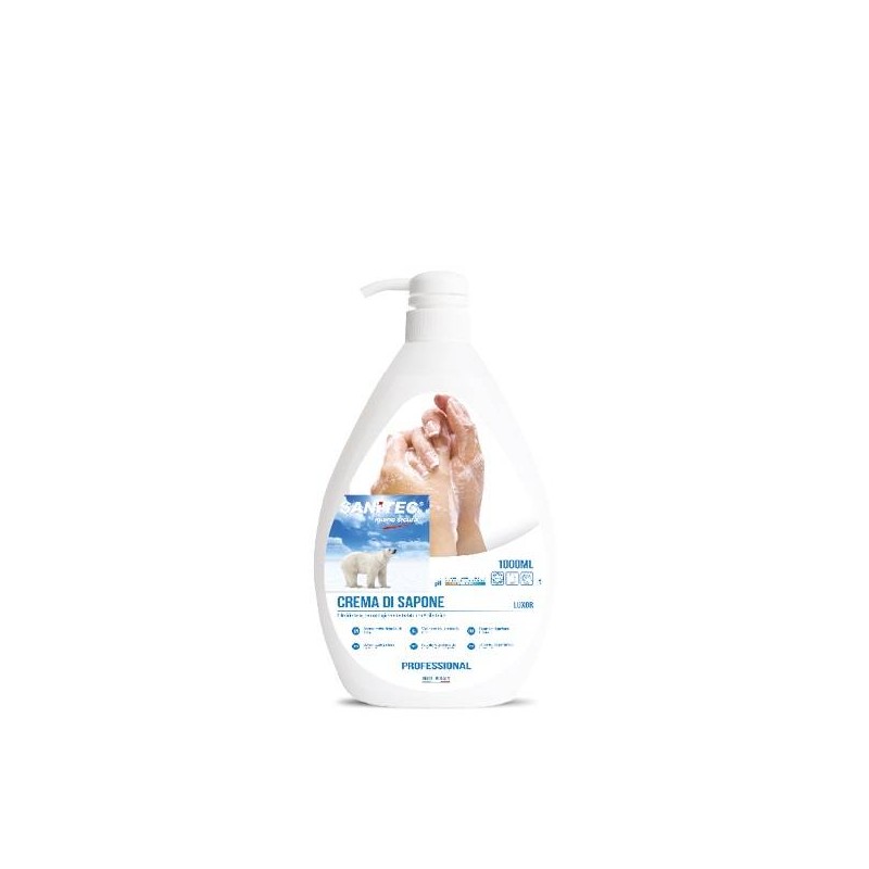 CREMA DI SAPONE MANI LUXOR BLUE IRIS 1000ml SANITEC
