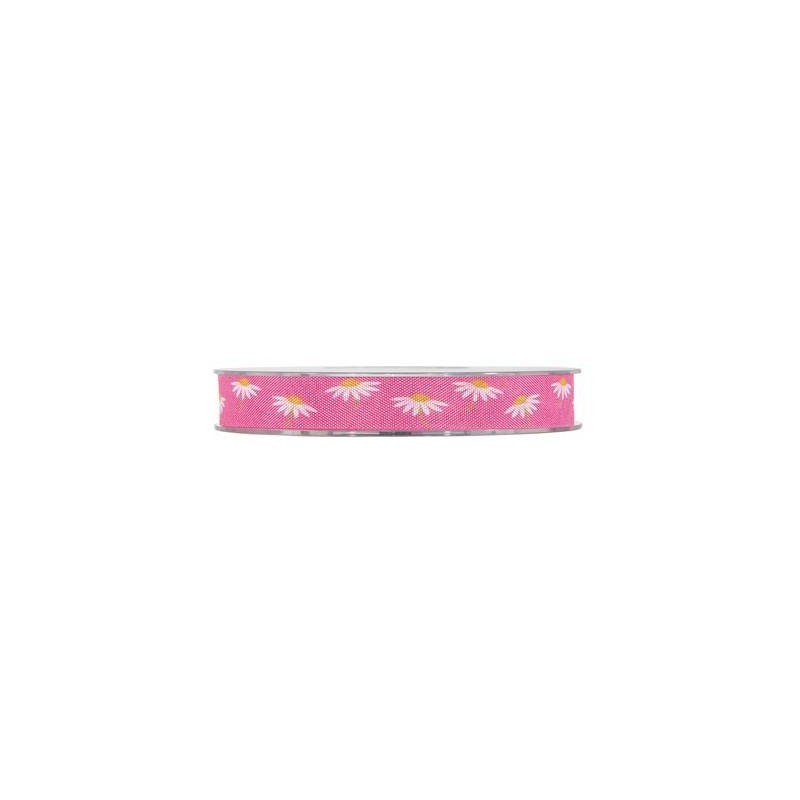 NASTRO mm15x20mt MARGHERITA FUCSIA