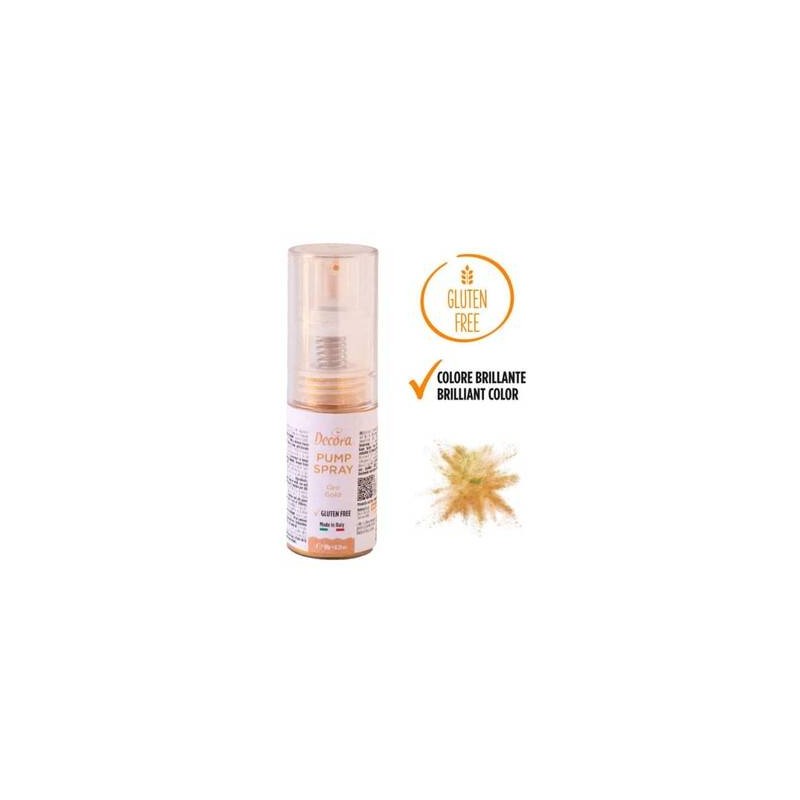 SPRAY PUMP ORO GLITTERATO 10gr