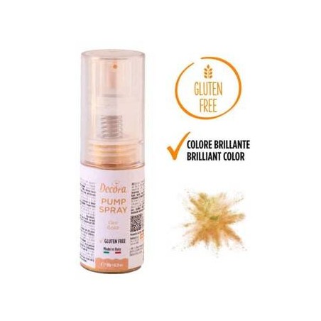 SPRAY PUMP ORO GLITTERATO 10gr