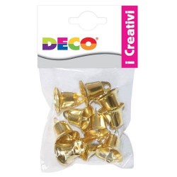 CAMPANELLE 22mm ORO IN BUSTA 10pz