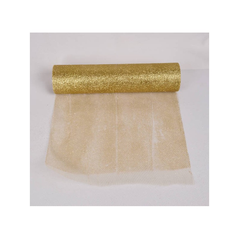 RETINA GLITTERATA mm300x10mt COL.102 ORO