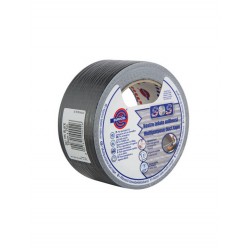 NASTRO ADESIVO TELATO SOS NERO mm50x25mt