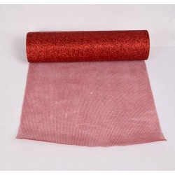 RETINA GLITTERATA mm300x10mt COL.31 ROSSO