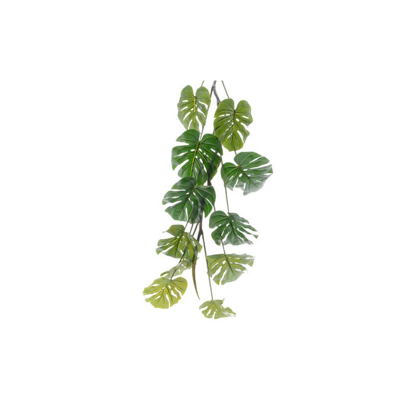 GHIRLANDA FOGLIE MONSTERA H.110cm VERDE