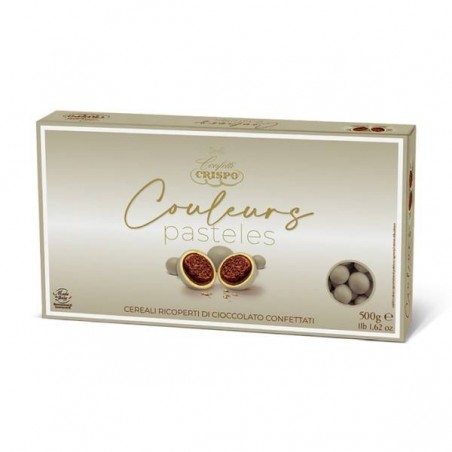 COULEURS PASTELES CEREALI RICOPERTI DI CIOCCOLATO CONFETTATI 500gr TORTORA