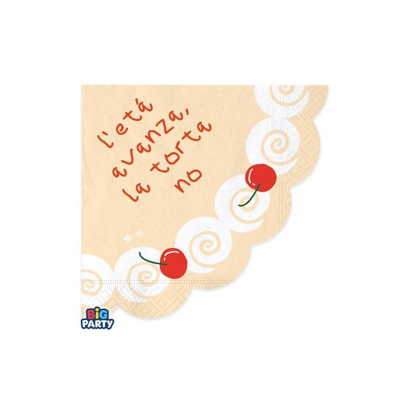 TOVAGLIOLI 33x33cm CAKE PARTY 16pz